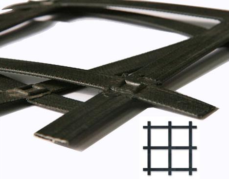 高強(qiáng)凸結(jié)點(diǎn)鋼塑土工格柵